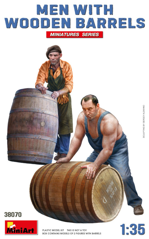 Men with Wooden Barrels